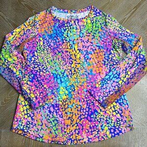 IBKUL Mesh Sleeve Athletic Fishing Womens Performance Longsleeve Top S